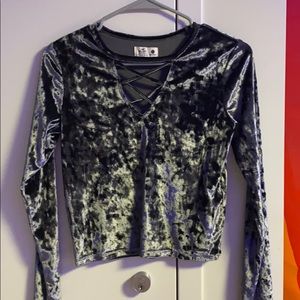 Velvet long sleeve